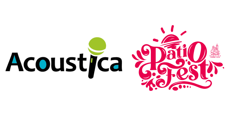 Acoustica & PatioFets logos