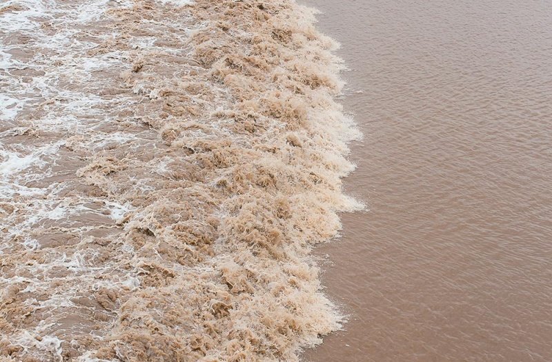 City of Moncton Tidal Bore, Riverfront Park, Petitcodiac River