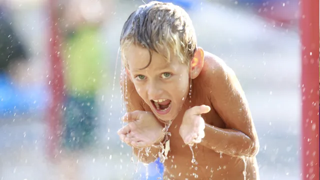 Water features • Jeux d'eau