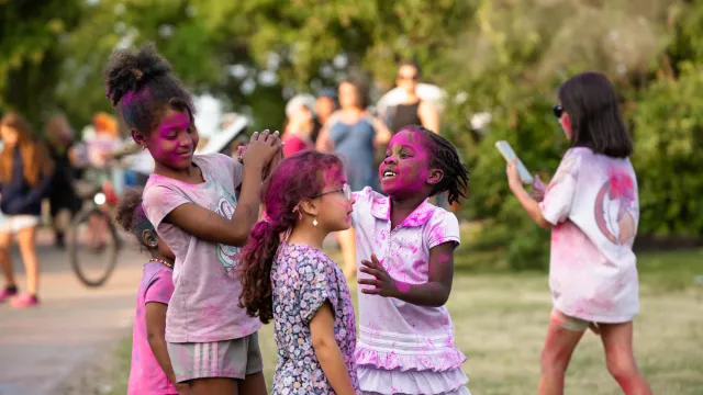 Children smiling