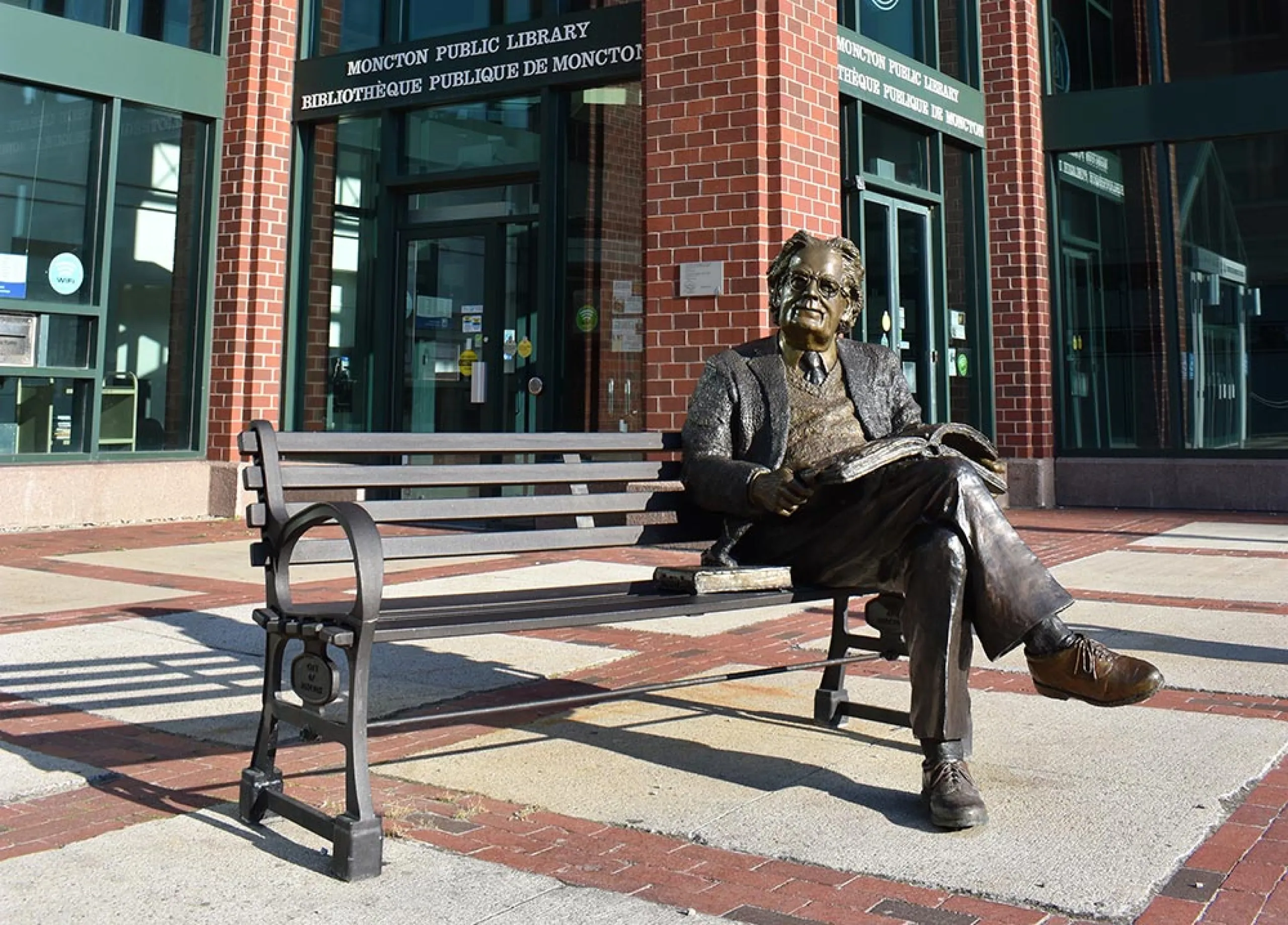 Frye Sculpture, Public Art, Moncton Public Library