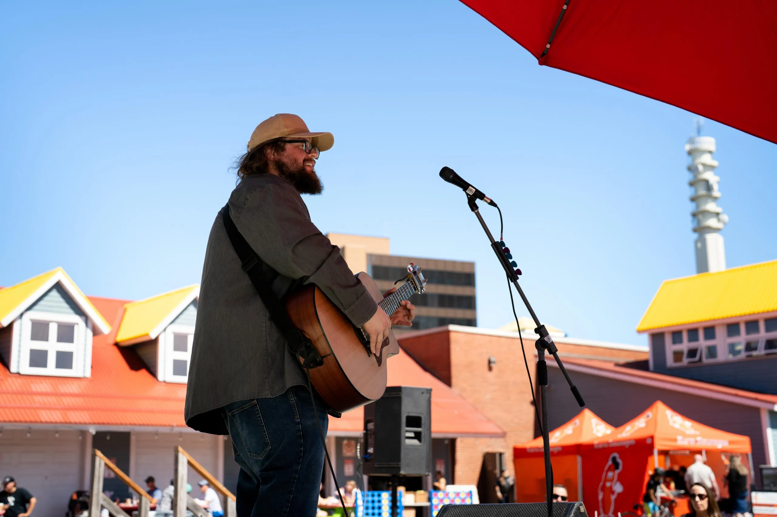 Performer at the Moncton Market