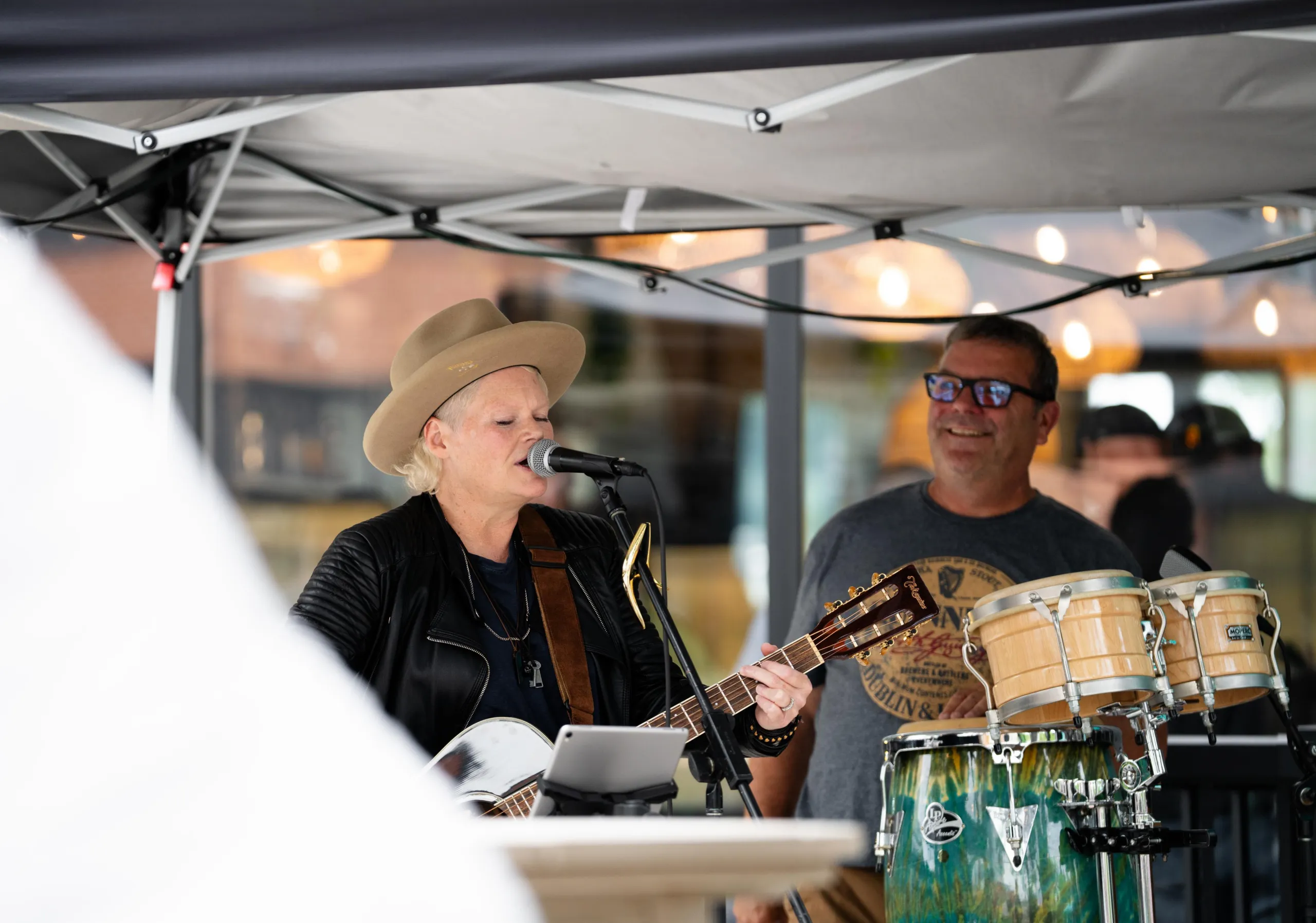 Artist performing at The Bunker for PatioFest